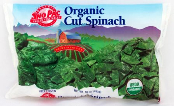 Organic Cut Leaf Spinach
